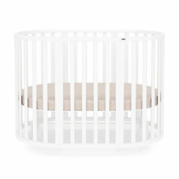 Patut bebe oval alb